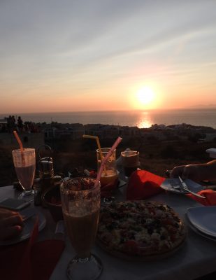 atardecer en Oia