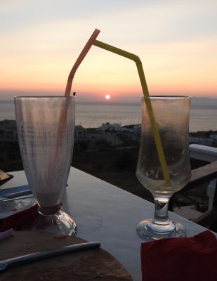 Atardecer en Oia