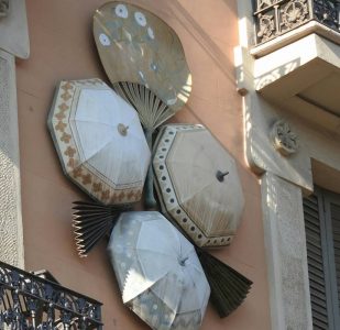 Fachada en las Ramblas