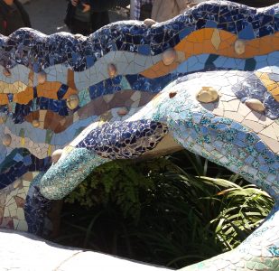 Lagarto de mosaicos
