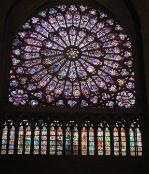 Vitral Catedral de Notre Dame