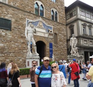 Estatuas de El David /   Hércules y Caco- Piazza della Signora