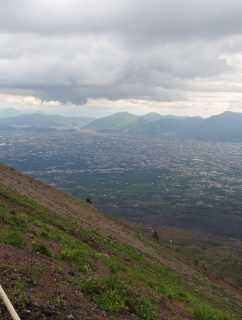 Vista de Pompeya y Herculano
